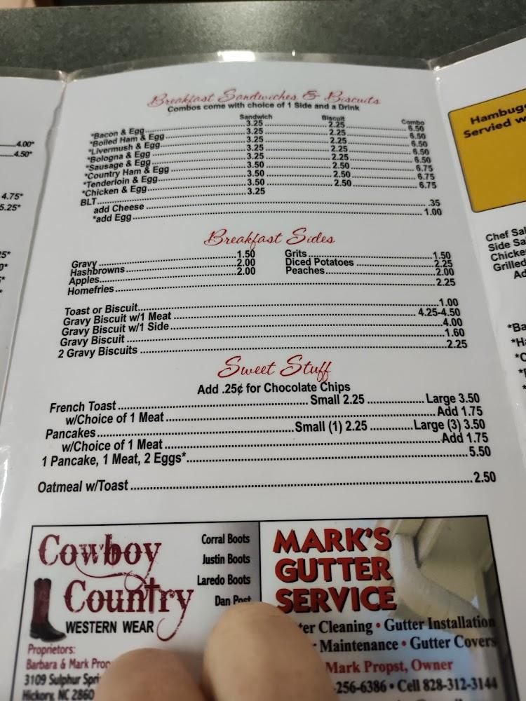 Donna's Cafe Menu image 3