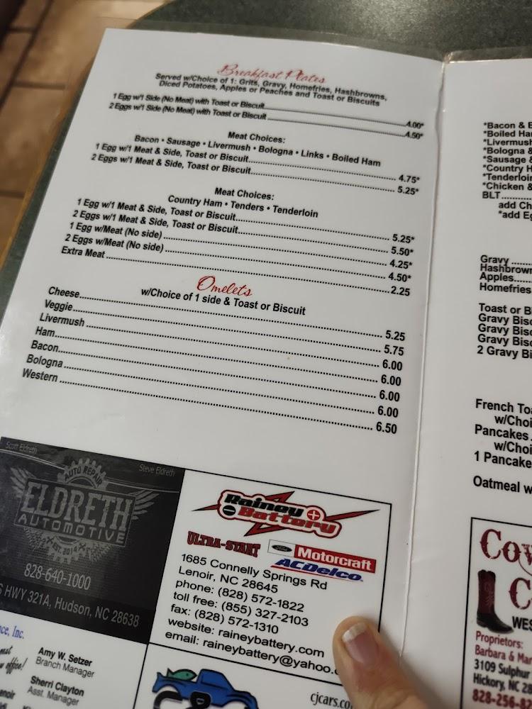 Donna's Cafe Menu image 4
